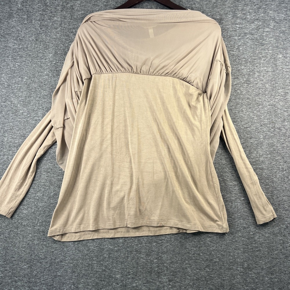 Matilda Jane Taupe Layered Bottom Women's XLarge‎ Baby Doll Long Sleeve Knit Top - Picture 6 of 7